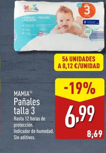 ALDI MAMIA Pañales talla 3 oferta