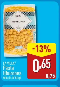 ALDI LA VILLA Pasta tiburones oferta