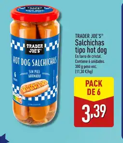 ALDI TRADER JOE'S Salchichas tipo hot dog oferta