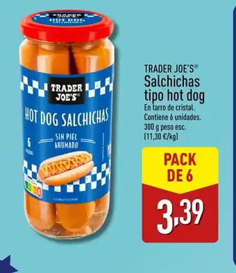 ALDI TRADER JOE'S Salchichas tipo hot dog oferta