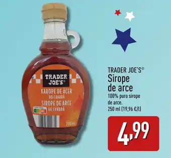 ALDI TRADER JOE'S Sirope de arce oferta