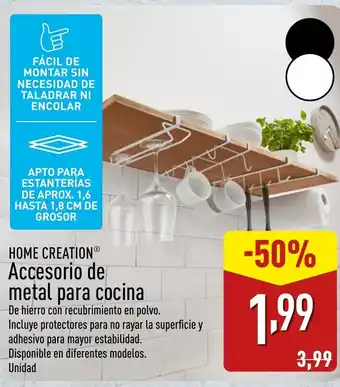 ALDI HOME CREATION Accesorio de metal para cocina oferta