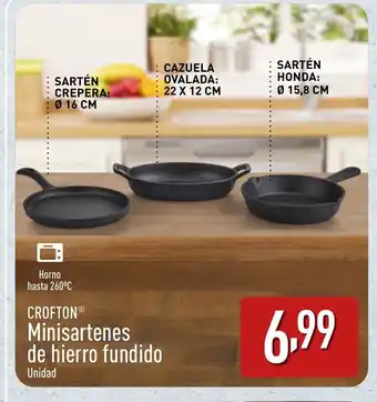 ALDI CROFTON Minisartenes de hierro fundido oferta