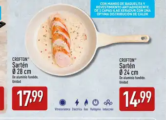 ALDI CROFTON Sartén oferta