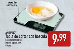 ALDI AMBIANO Tabla de cortar con bascula oferta