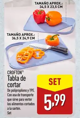 ALDI CROFTON Tabla de cortar oferta