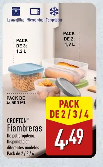 ALDI CROFTON Fiambreras oferta