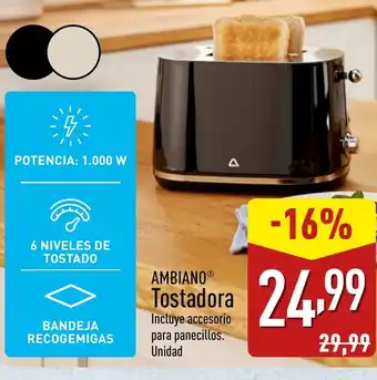 ALDI AMBIANO Tostadora oferta