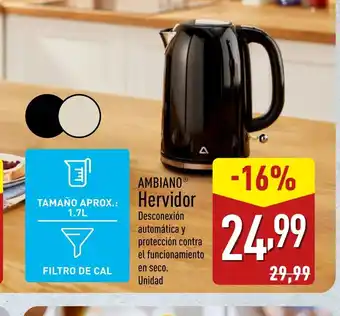 ALDI AMBIANO Hervidor oferta