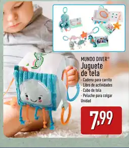 ALDI MUNDO DIVER Juguete de tela oferta