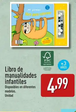 ALDI Libro de manualidades infantiles oferta