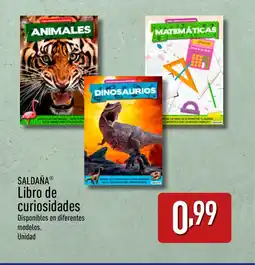 ALDI SALDAÑA Libro de curiosidades oferta