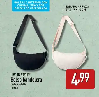 ALDI LIVE IN STYLE Bolso bandolera oferta