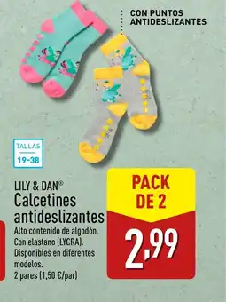 ALDI LILY & DAN Calcetines antideslizantes oferta