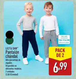 ALDI LILY & DAN Pantalón chándal oferta