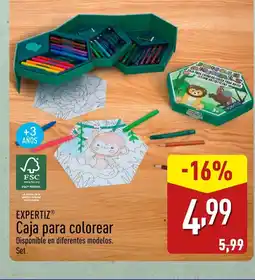 ALDI EXPERTIZ Caja para colorear oferta