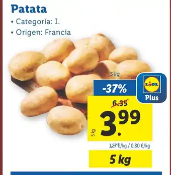 Lidl Patata oferta