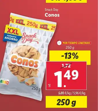 Lidl SNACK DAY Conos oferta