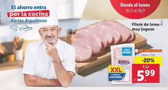 Lidl Filete de lomo muy jugoso oferta