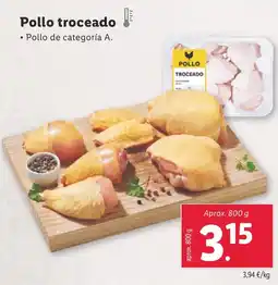 Lidl Pollo troceado oferta