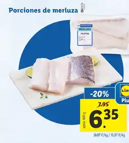 Lidl Porciones de merluza oferta