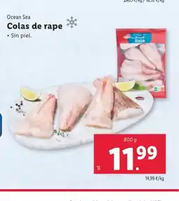 Lidl OCEAN SEA Colas de rape oferta