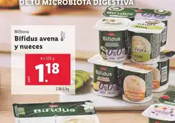 Lidl MILBONA Bífidus avena y nueces oferta