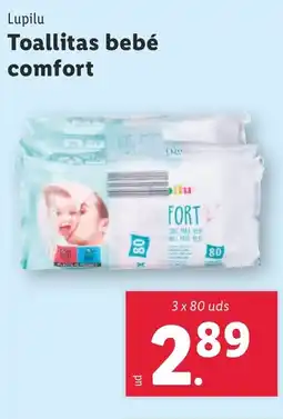 Lidl LUPILU Toallitas bebé comfort oferta