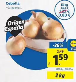 Lidl Cebolla oferta