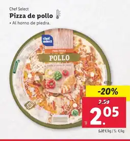 Lidl CHEF SELECT Pizza de pollo oferta