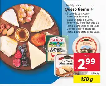 Lidl Queso tierno oferta