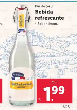 Lidl DUC DE COEUR Bebida refrescante oferta