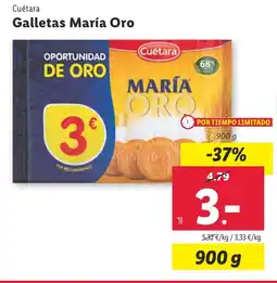 Lidl CUETARA Galletas María Oro oferta