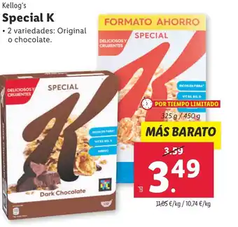 Lidl KELLOGG'S Special K oferta