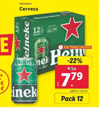 Lidl HEINEKEN Cerveza oferta