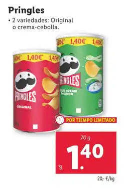 Lidl PRINGLES oferta