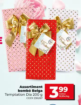 Dia Temptation Dia Assortiment bombó Belga 200g oferta