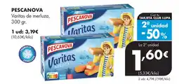 Supermercados Lupa PESCANOVA Varitas de merluza oferta