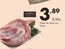 Supermercados Lupa Paleta de cerdo con hueso oferta