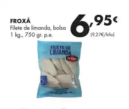 Supermercados Lupa FROXÁ Filete de limanda, bolsa oferta