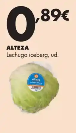 Supermercados Lupa ALTEZA Lechuga iceberg, ud. oferta