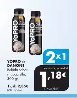 Supermercados Lupa YOPRO de DANONE Bebida sabor stracciatella oferta