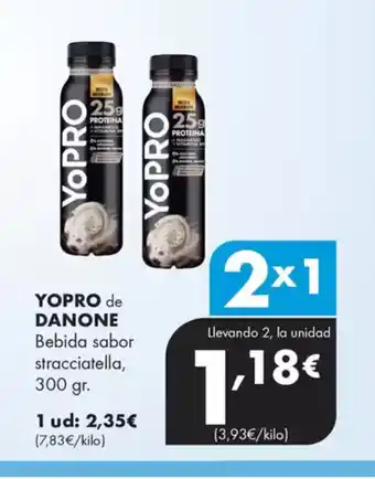 Supermercados Lupa YOPRO de DANONE Bebida sabor stracciatella oferta