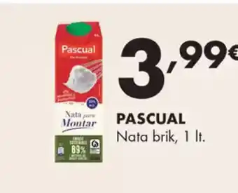 Supermercados Lupa PASCUAL Nata brik oferta