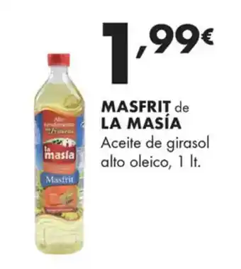 Supermercados Lupa MASFRIT de LA MASÍA Aceite de girasol oferta