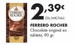 Supermercados Lupa FERRERO ROCHER Chocolate original en tableta oferta