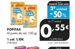 Supermercados Lupa POPITAS Al punto de sal oferta