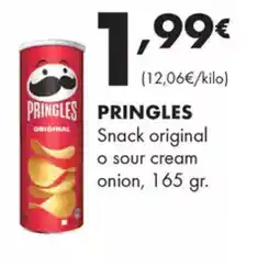 Supermercados Lupa PRINGLES Snack original o sour cream oferta