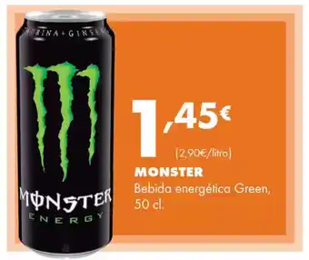 Supermercados Lupa MONSTER Bebida energética Green oferta