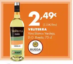 Supermercados Lupa VELITERRA Vino blanco Verdejo, D.O. Rueda oferta